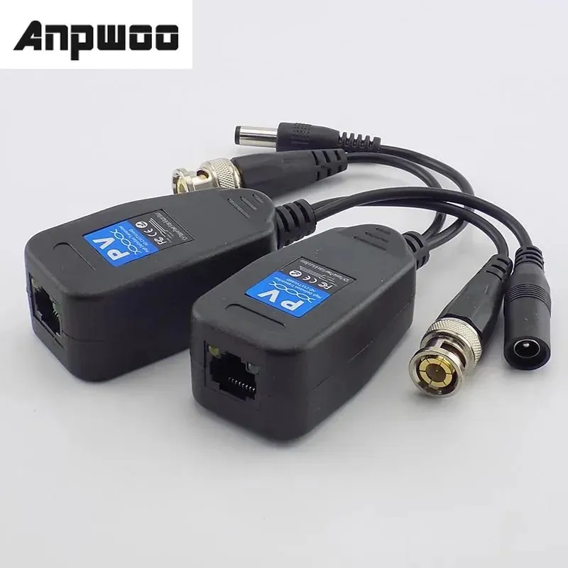 ANPWOO 1 пара (2PCS) Пассивный CCTV COAC