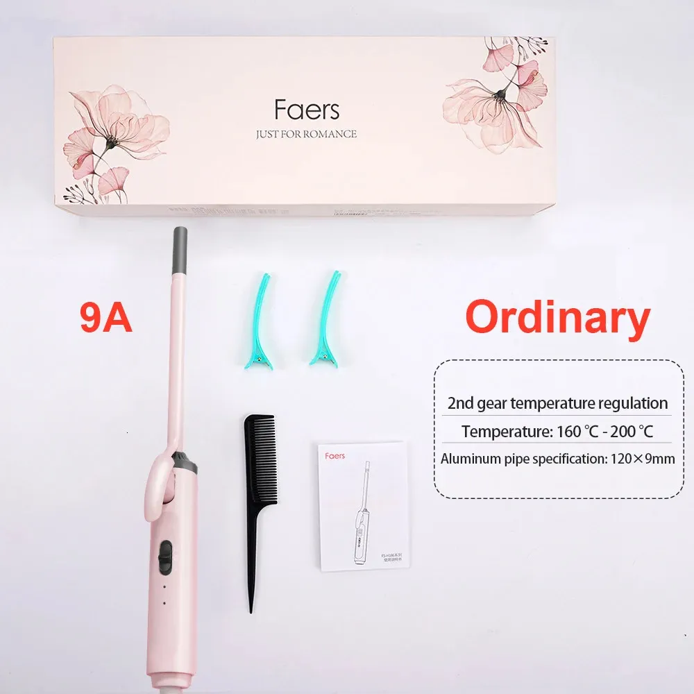 91326mm Electric Hair Curler Mini Curling Iron Professional Ceramic Wand Wave Styling Tool 240423