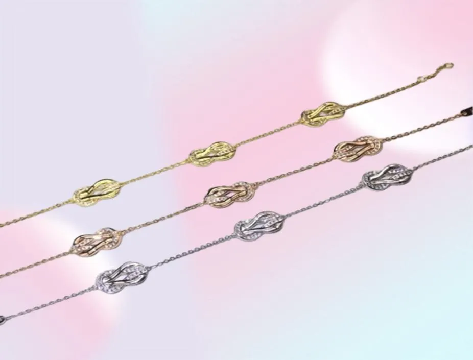 U8 link Chain Bracelet 100 925 Sterling Silver Horseshoe Magnet Jewelry For Fashion Women Gift France Brand2625011