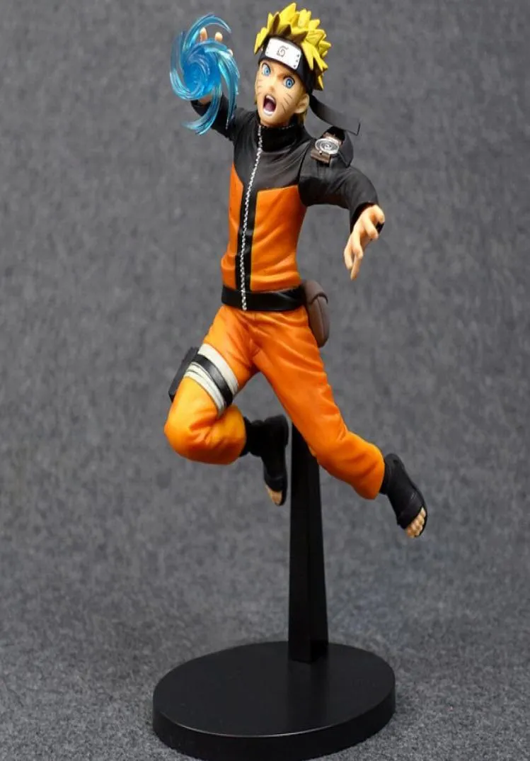Wibracje 25 cm Uchiha Sasuke Figura Uzumaki Naruto anime Naruto Shippuden Wibracje Gwiazdy Figurina Kolekcja PVC Model Toy1969161