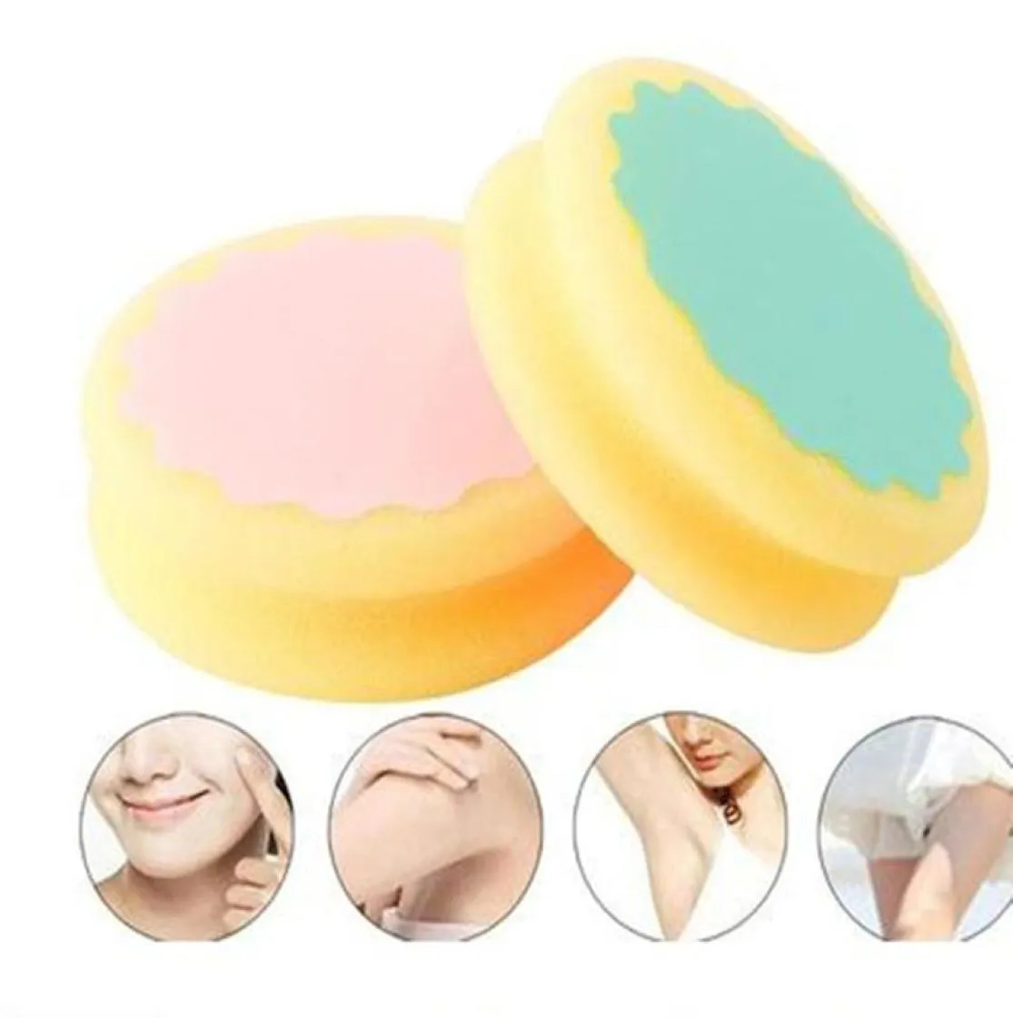 Magiska smärtfritt hårborttagning Kuddar Smooth Skin Ben ARM FACE Hårborttagning Borttagare Exfoliator Depilation Sponge Skin Beauty Care Tools4503782