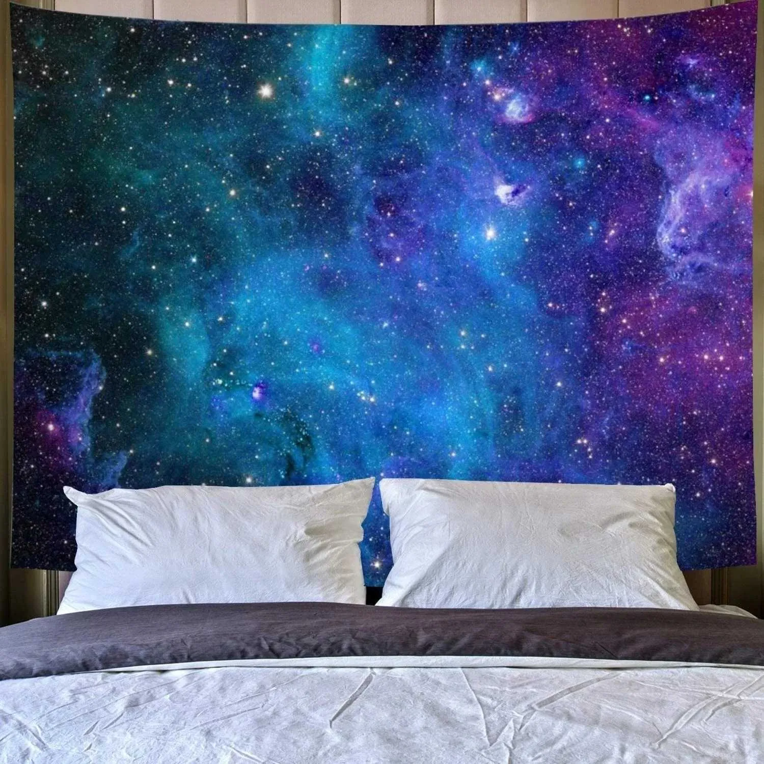 Tapestries Galaxy Tapestry Blue Star Tapestry Cosmic Space Tapestry Wall Hangende Psychedelic Tapestry Mysterious Nebula Star Wall