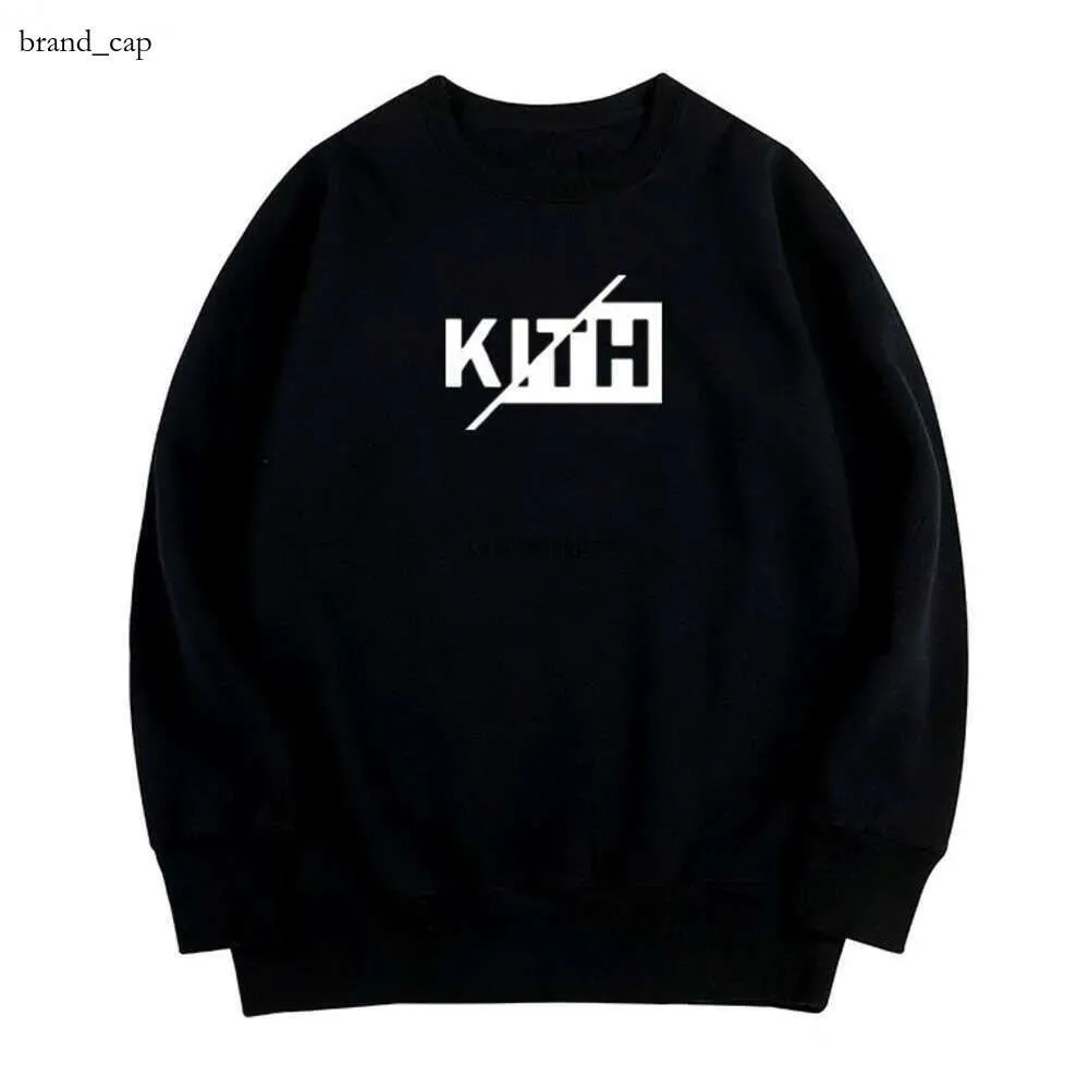 Sweat-shirts à sweat à capuche masculin Kith Sweat à stress streetwear kith couple d'étudiant Instagram Étudiant adolescent masculin rond du cou rond Classic 5927