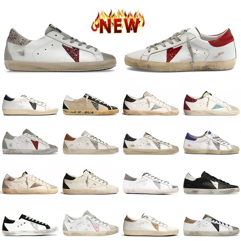 Platform OG Original Italy Brand Golden Goode Superstar Do-old Dirty Shoes Luxury Womens Mens Designer Leopard Trainers Low Flat Suede Leather Sports White Sneakers