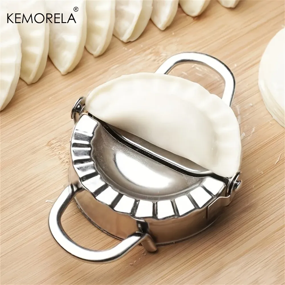 Moules Kemorela 1pcs en acier inoxydable Maker Maker Wrapper Pâte Cutter Pie Ravioli Dumpling Moule de moule