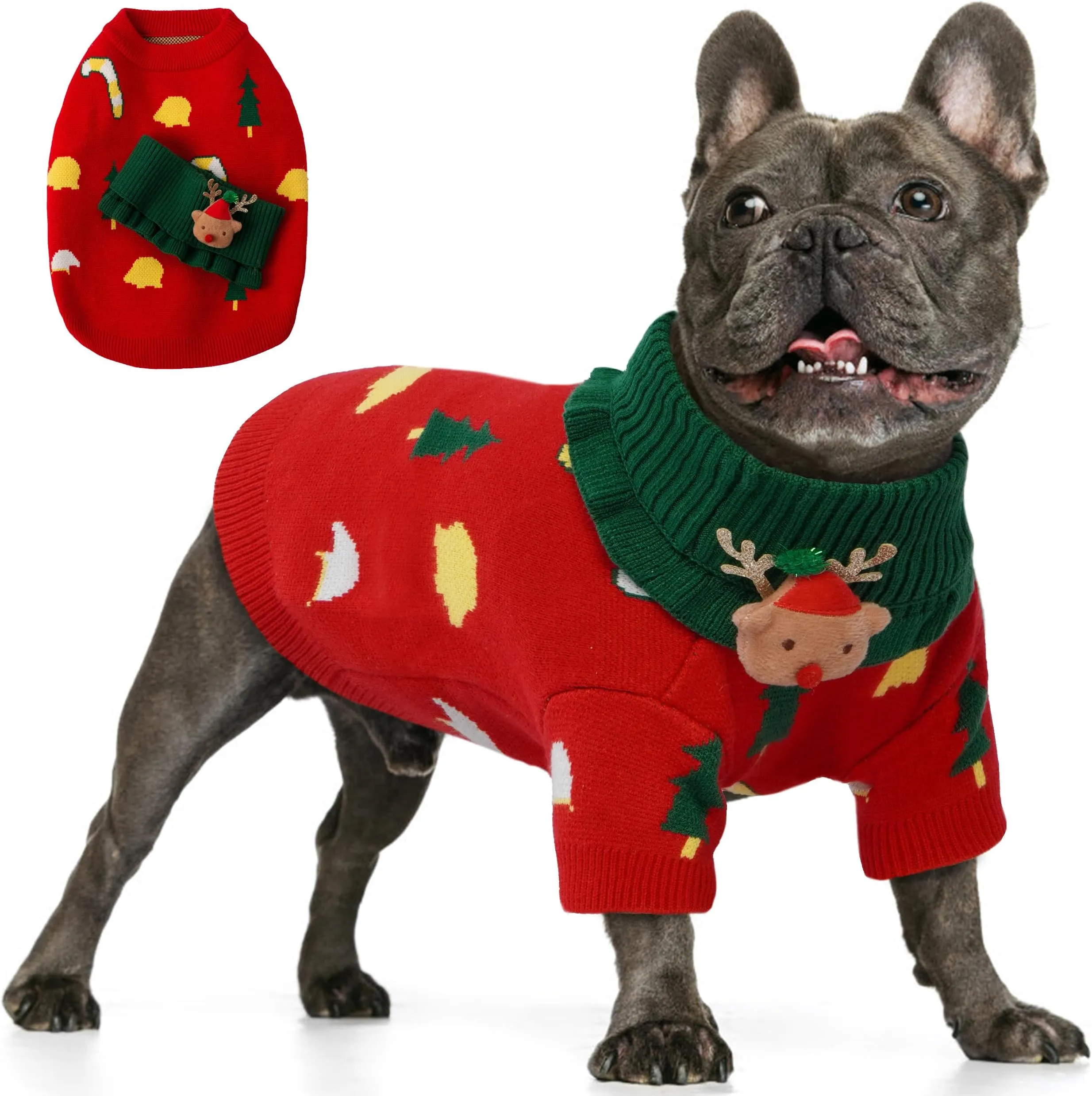 Christmas Sweater for a Dog: Festive Knitted Dog Sweaters with