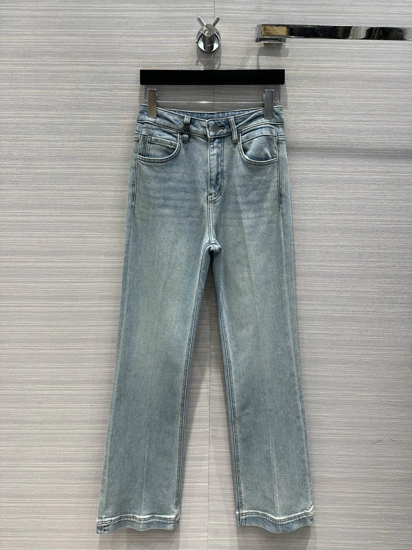 Designer Jeans 2024 Nieuwe Spring Summer Fashion Panel Merk dezelfde stijl broek Luxe damesbroek 0427-7