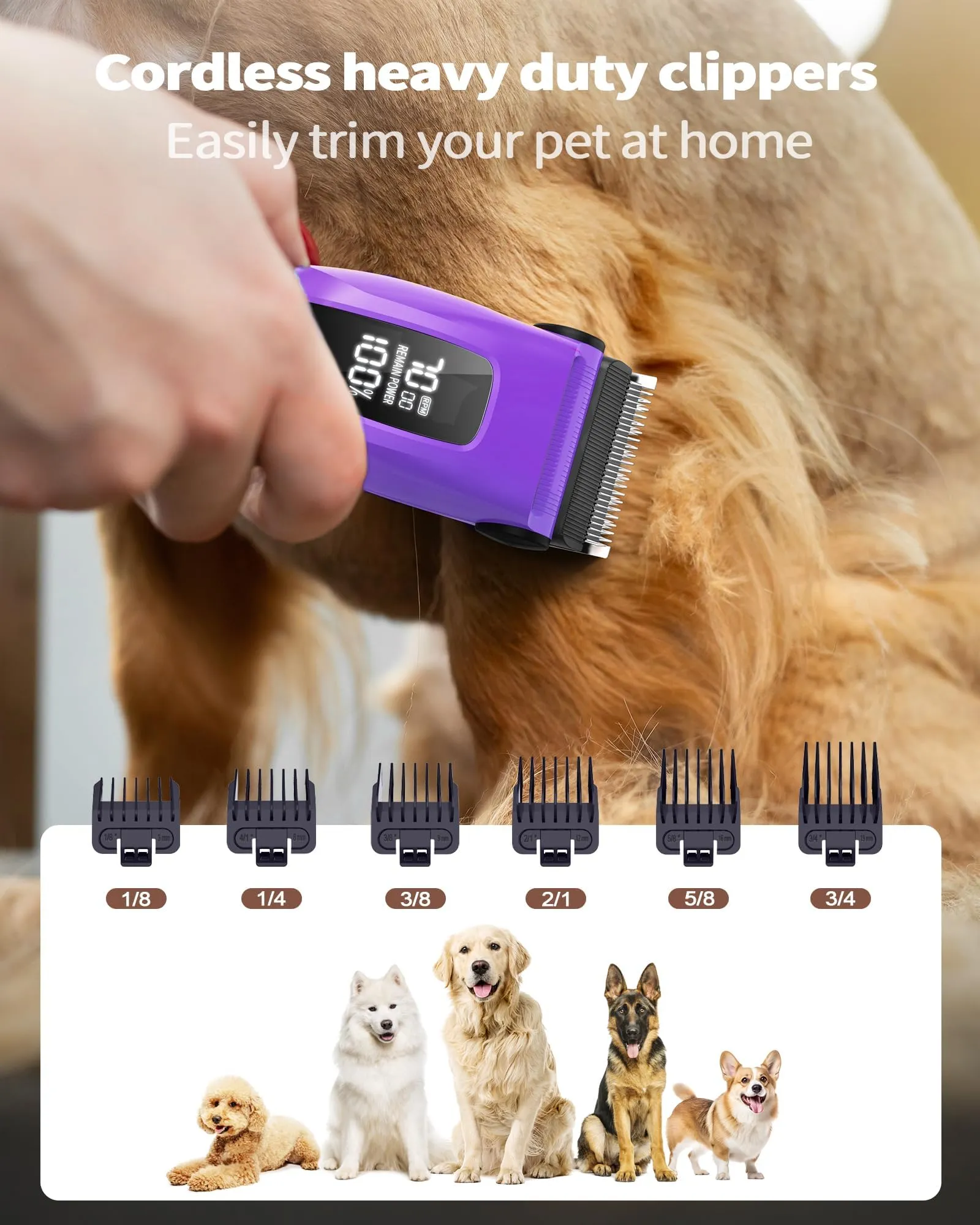 Dog Shavers For Grooming Dog Clippers Grooming Kit, In Quiet