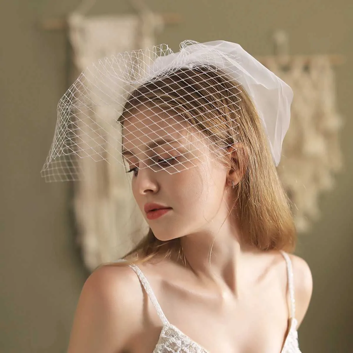 Wedding Hair Jewelry New products Two Layer Short Tulle Bridal Veil for marriage Wedding Veils and Accessories V833