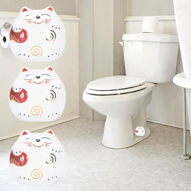 Banyo Aksesuar Seti Seramik Tuvalet Cıvatası Kapağı Şanslı Banyo Süsleri Sevimli Kapak Aksesuarları Dekorasyon Vidalı Oda S1C0