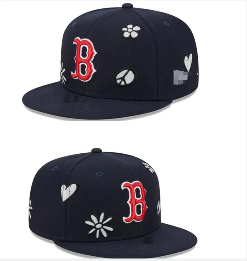 American Baseball Red Sox Snapback Los Angeles Hats New York Chicago La Ny Pittsburgh Designer di lusso San Diego Boston Casquette Sports Oakland Regolable Caps A0