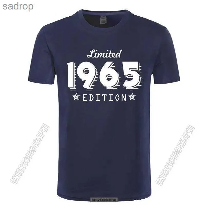 T-shirts masculins 1965 Édition limitée Gold Design Mens Black T-shirt Cool Daily Pride T-shirt Mens Unisexe Nouveau T-shirtxw
