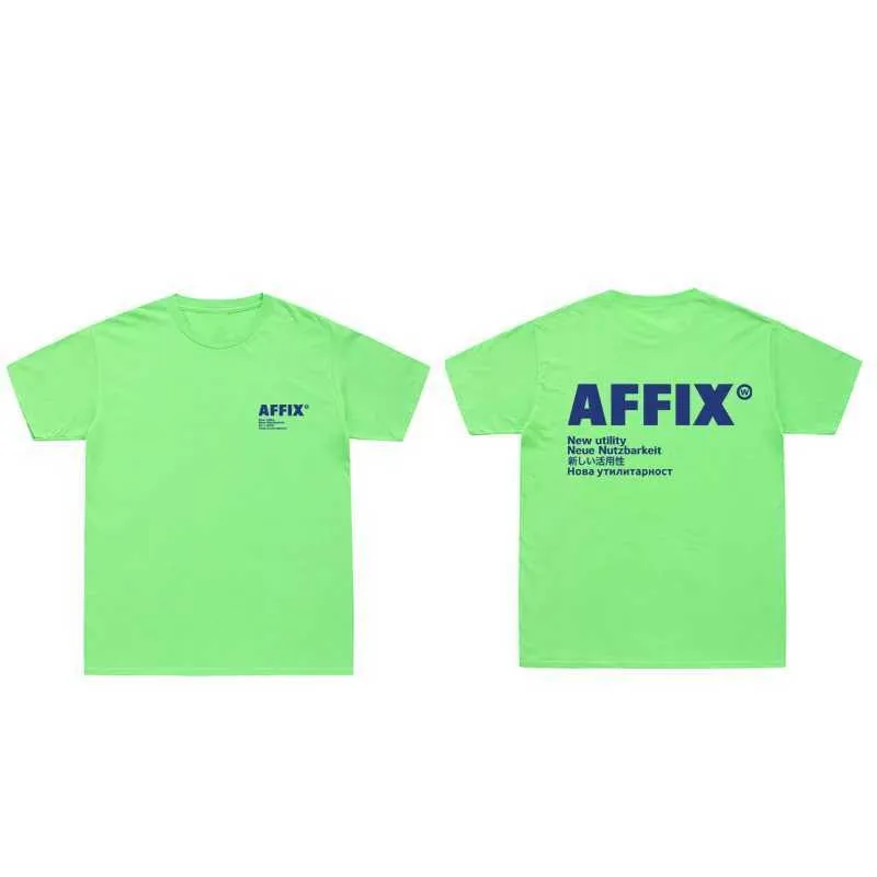 Мужские футболки 2023 Affix Works футболки Man Women Affix Новая утилита