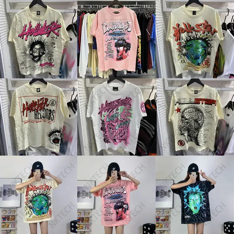 Diseñador camisetas gráficos ropa de ropa para camisetas de tela hipster de tela hipster graffiti letras estampado vintage vintage fastitis suelto talla grande