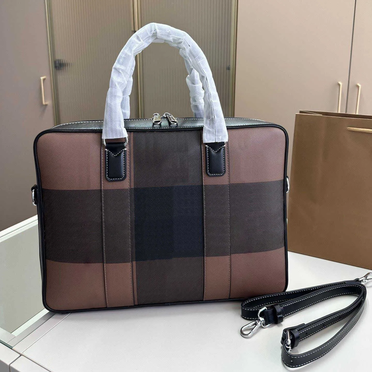 Burberry computer bag sale