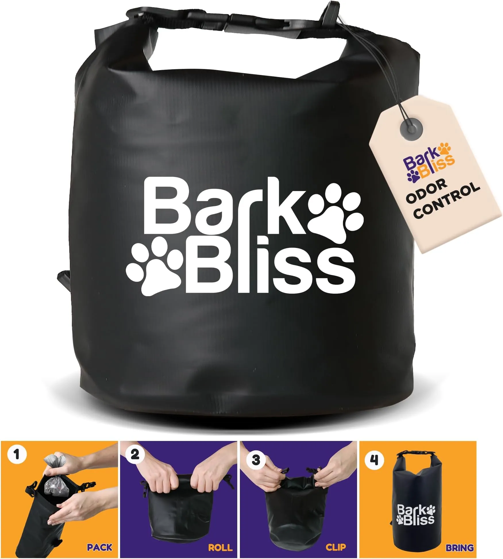 Odor-Proof Reusable Dog Poop Bag Holder for Leash Water Resistant Hiking  Bag, 2L Shop Now!