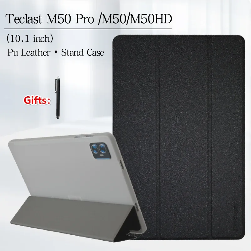 Case Case For Teclast M50pro 10.1 Inch Tablet,Newest TPU Soft Shell Fold Stand Cover For M50 Pro M50HD+ Stylus Pen