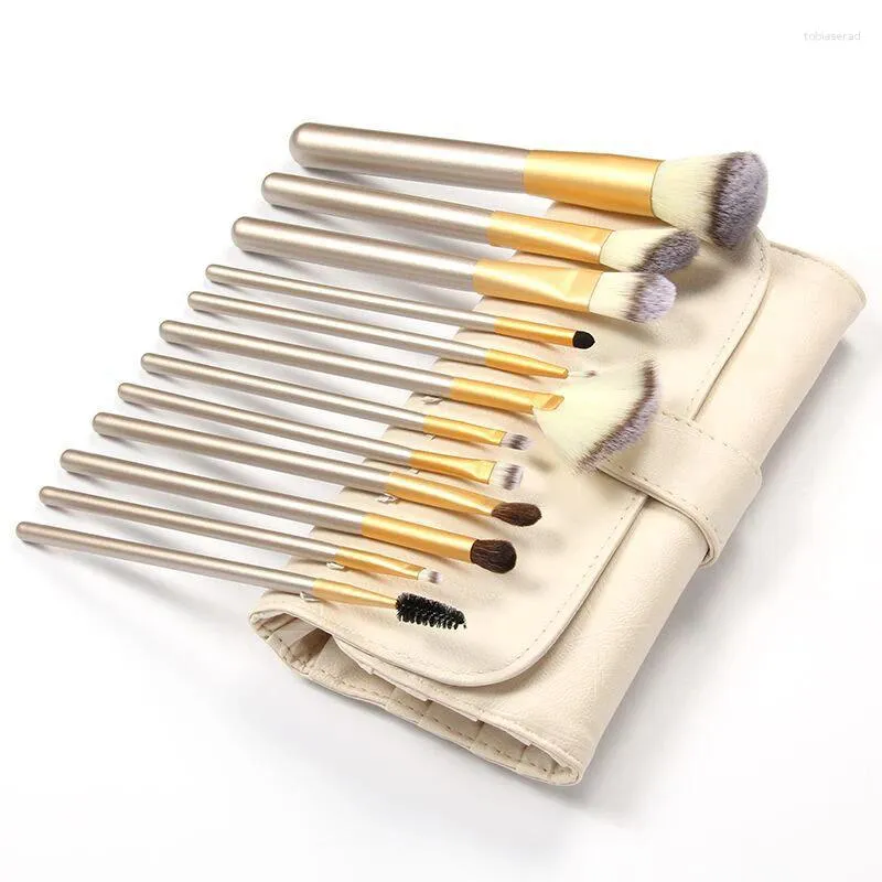 Make -up Pinsel Pinsel Set tragbares Pulver Lidschatten Fundament Fundament Blush Eyelash Augenbrauen Highlight Make -up Beauty Tool