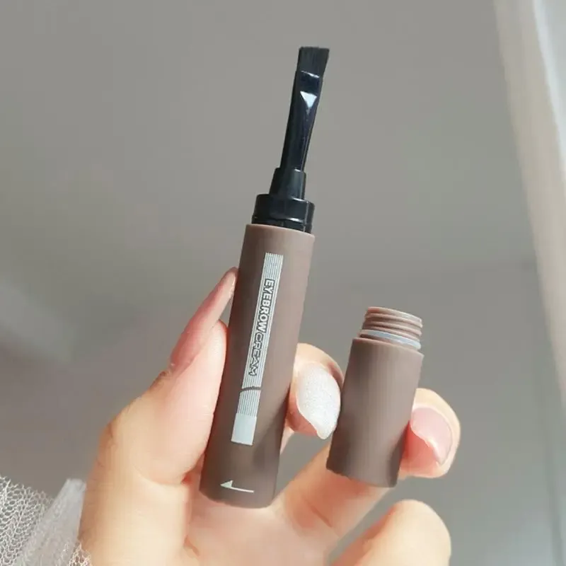 Potenziatori 1/3pcs Crema per sopracciglia mascara naturale impermeabile a 3 colori 3 colori tinti per sopracciglia scolpita per sopracciglia