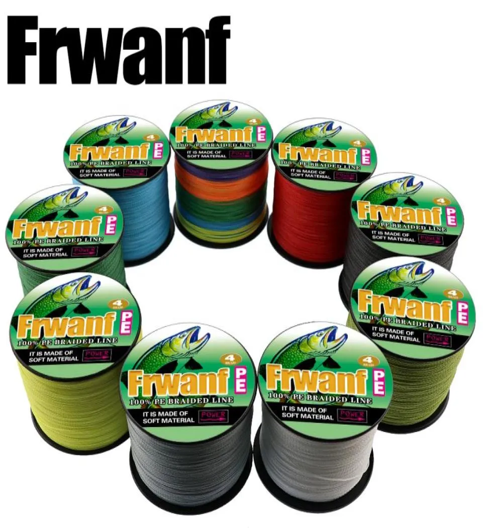 Linha de pesca trançada pe 1000m Super PE Wire 4 fios 6 8 10 15 20 25 30 40 50 60 70 80 90 100lb 4 FreheShwate1980766