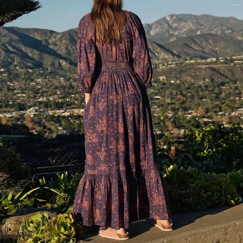 dress long formal MOTHER The Love Letter Maxi Rose Bowl Skirt in Multi (also X,M,L,XL) main image 1