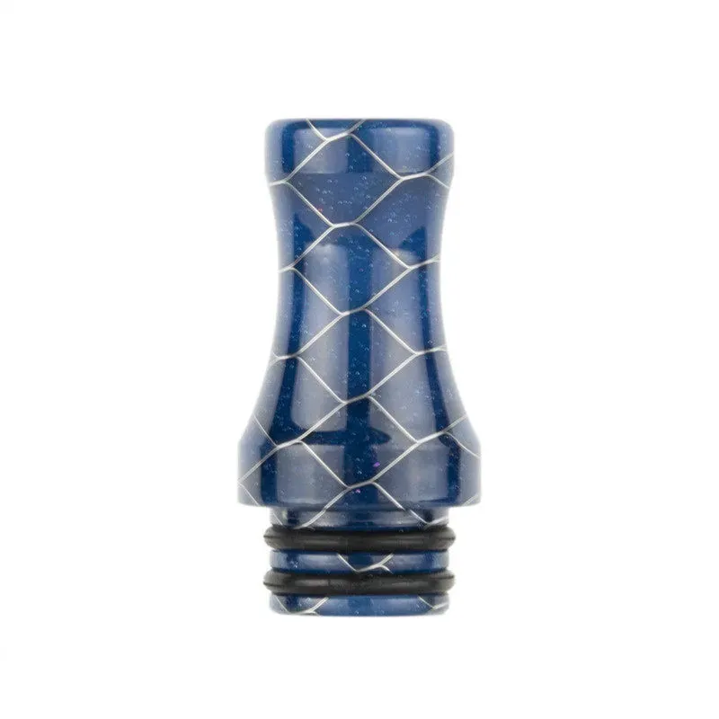 510 Long Vase Snakeskin Resin Drip Tips Honeycomb Cigarette Holder Mouth Pieces Smoking Pipe Mouthpiece For 510 Thread Smoke RDA RBA Tank Atomizers Driptips Cover