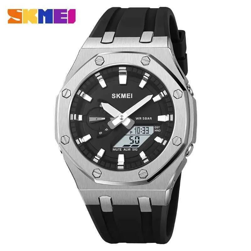 Orologio digale milare da uomo Orologi sportivi da uomo all'aperto Orologio Cronografo luminoso impermeabile Orologio da polso elettronico per studenti  1511