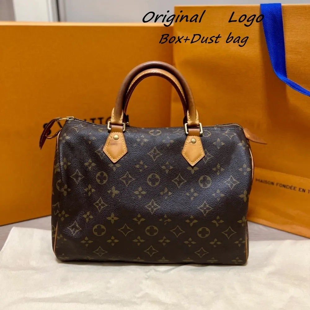 Louiseviutionbag originale Louies Vution Designer Specchio Specchio di qualità Speedys 25 Borse di lusso trasversale per vera borsa in pelle sacca sacca Luxe Dhgate Nuovo