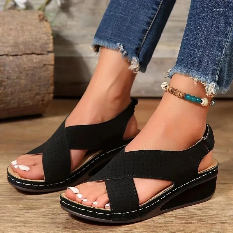 Sıradan ayakkabılar kadınlar için yaz sandaletleri için yaz sandalet