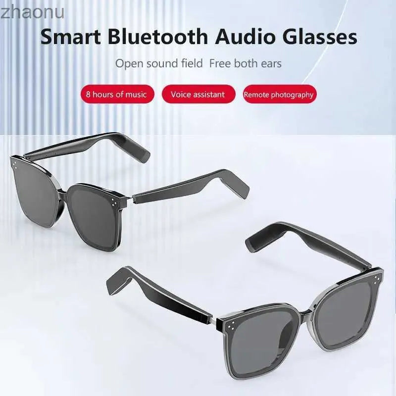 Lunettes de soleil Nouvelles lunettes intelligentes Bluetooth avec son surround 360 pour 8 heures d'écoute de lunettes de soleil neutres