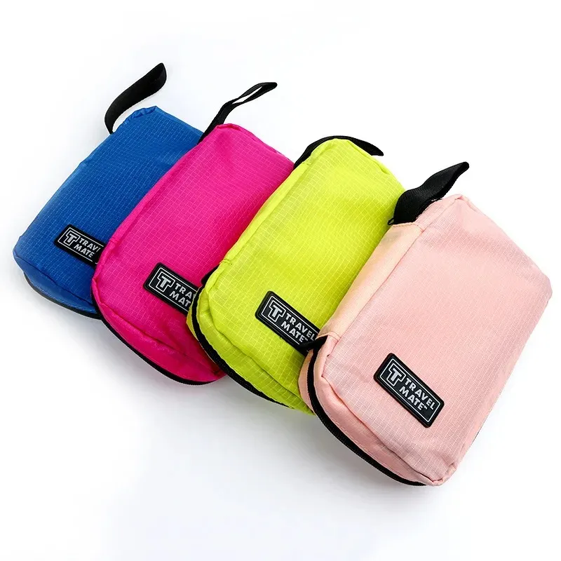 Portable Waterproof Makeup Storage Bag Women Travel Camping Toiletry Hanging Wash Portable Makeup Cosmetic Storage Bag