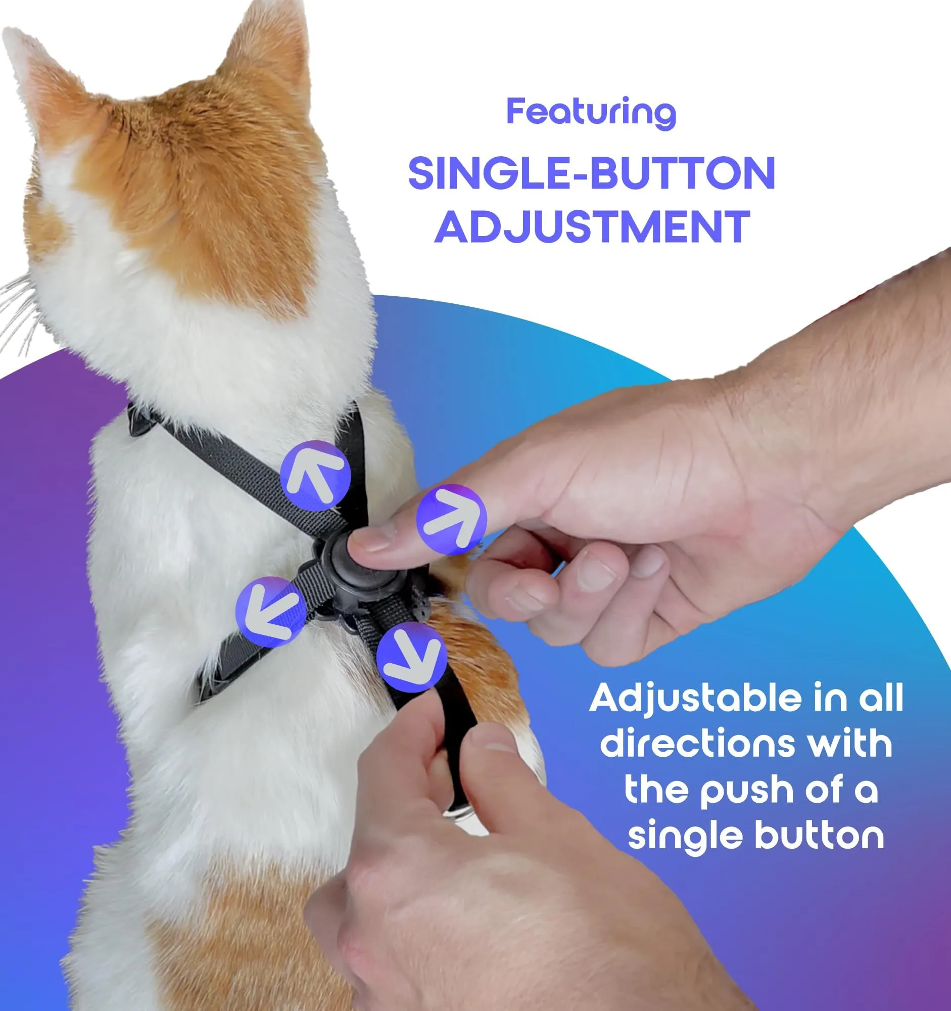 Adjustable Dog Harness With Safety Lock - Cartoon Bunny Design For Small Dogs 5-10 Lbs, Orange Size S