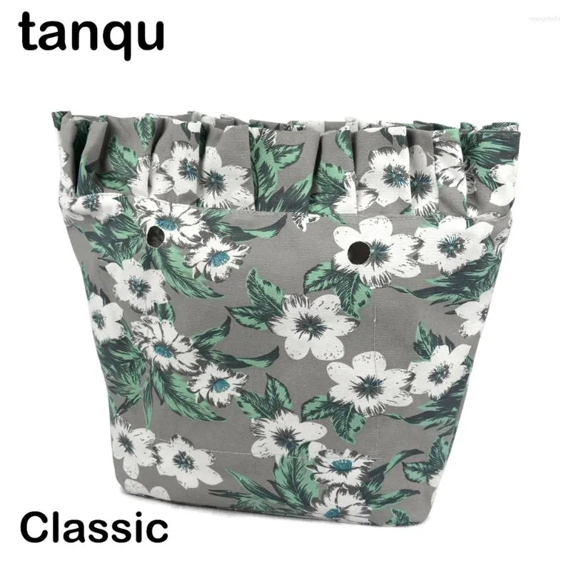 Sacs de soirée Tanqu Frill pli ruffle classique Colorful zip-up insert insert for Big Obag Tolevas Pocket O Bag