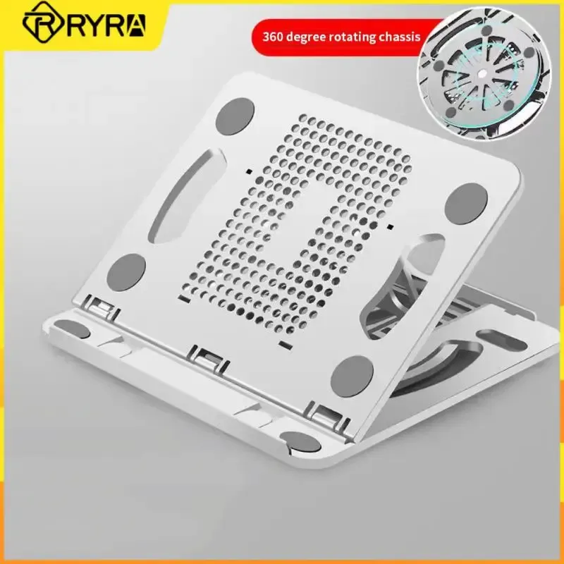 Stand Ryra Portable Desktop Laptop Stand Justerbar vikbar anteckningsbok Tablettfästdräkt för hem/kontor/resa/skola/hotell/utomhus
