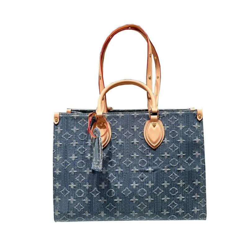 Donne classiche retiro borse in denim in pelle in pelle borse in pelle di pelle Luxurys Crossbody Messenger Ladies da viaggio per borse da viaggio p isxk