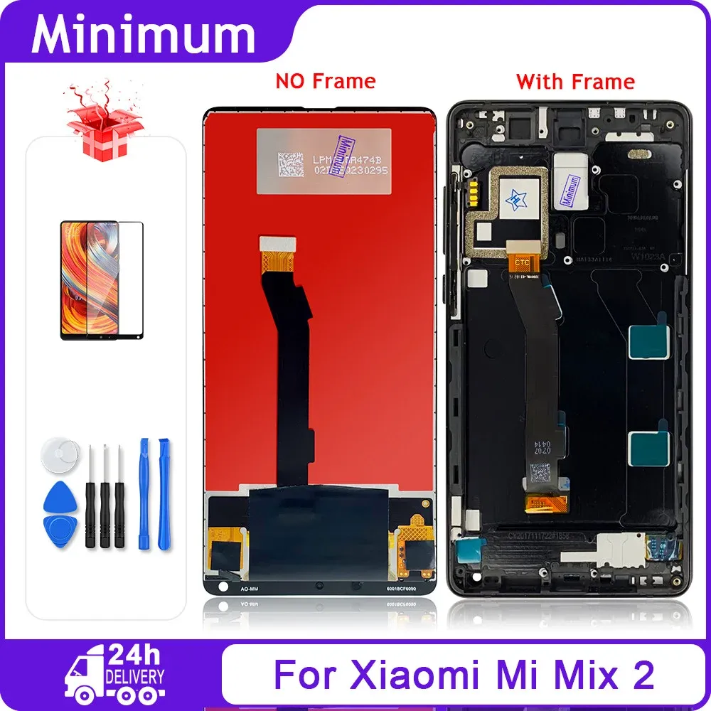 Equipaggiamento per Xiaomi Mi Mix 2 2s Mix2 Mix2S2S Visualizza LCD Visualizza Screen Digitalizzatore con cornice per Xiaomi Mi Mix 3 Mix 4 Mix3 Mix4