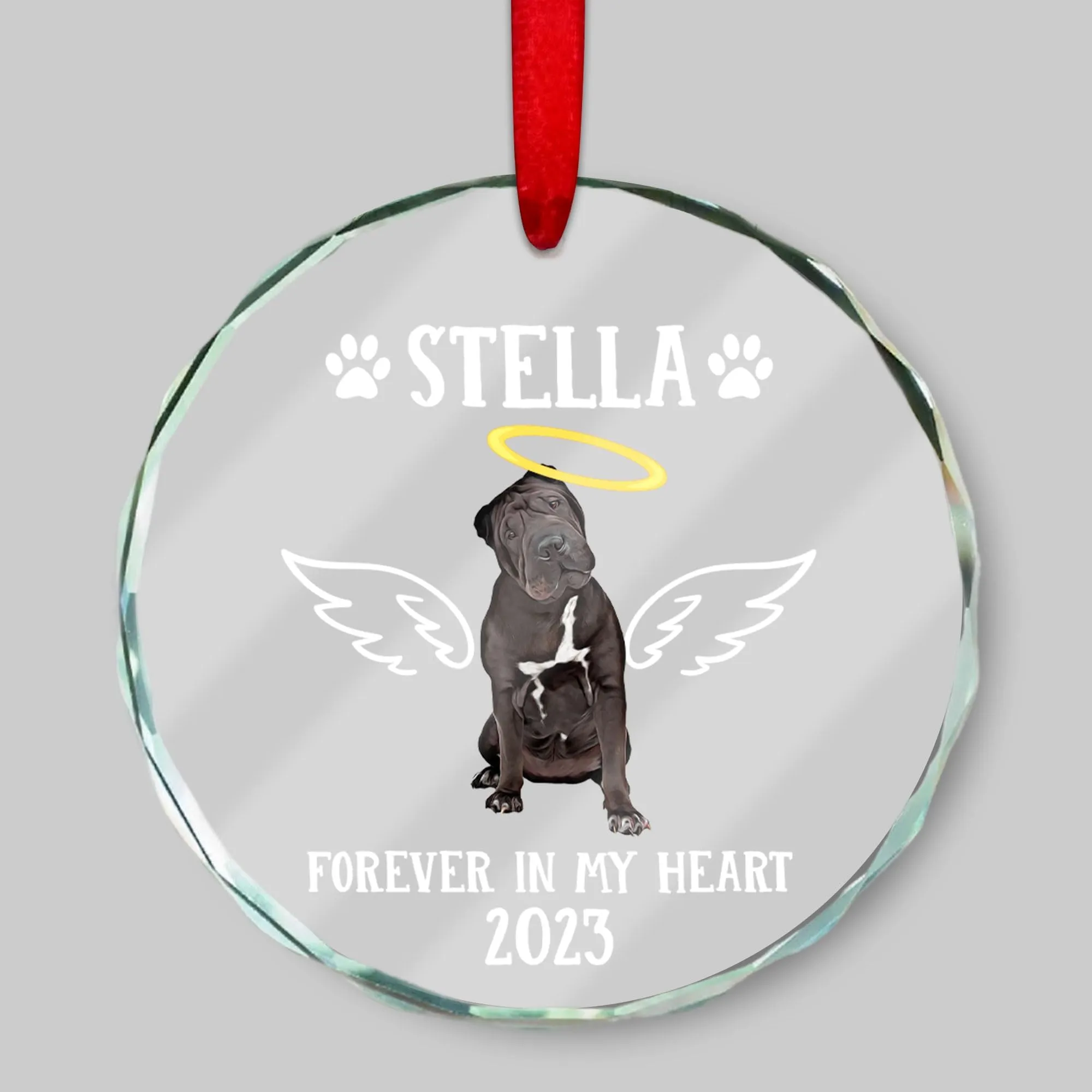 Personalized Pet Memorial Christmas Ornaments Custom Dog Loss Keepsake,  Shop Now!