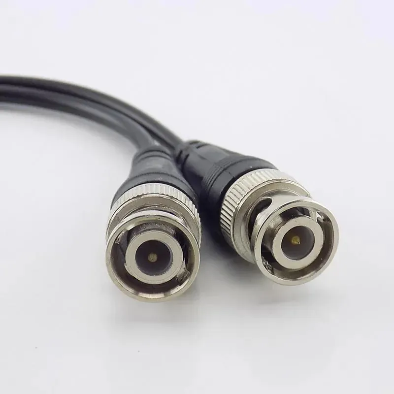 ANPWOO BNC Male Connector to Female Adapter DC Power Pigtail Cable Line BNC Connectors Wire For CCTV Camera Security System