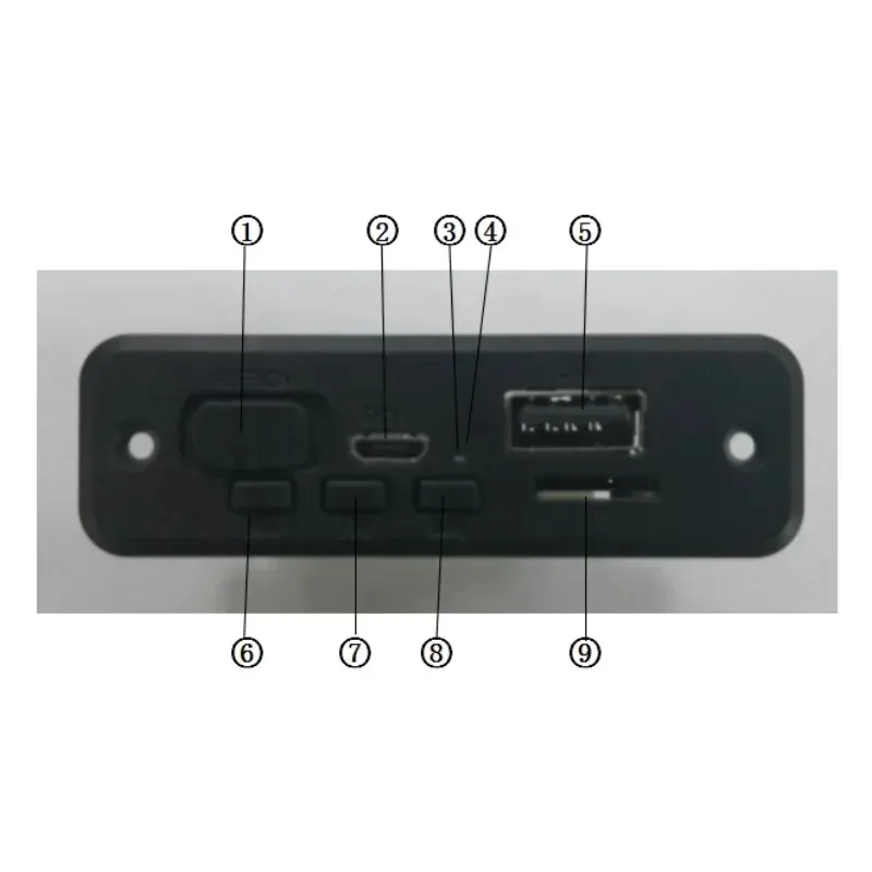 5V 2 x 3W Amplifier Bluetooth 5.0 Car MP3 Player Decoder Board Wireless FM Radio Module TF USB AUX Audio