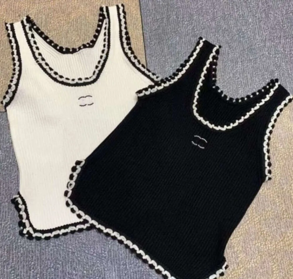 Tanques de tanques de algodão camis-algodão com algodão de duas letras C Saias de designer de grife de ioga Vestido de canal Vestido de sutiã Ladies Ladies