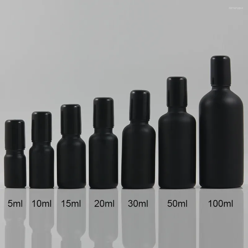 Garrafas de armazenamento Fornecedores da China 30 ml Roll em Recipiente de Cosmético de Botthe de Vidro 1 oz de óleo essencial recarregável