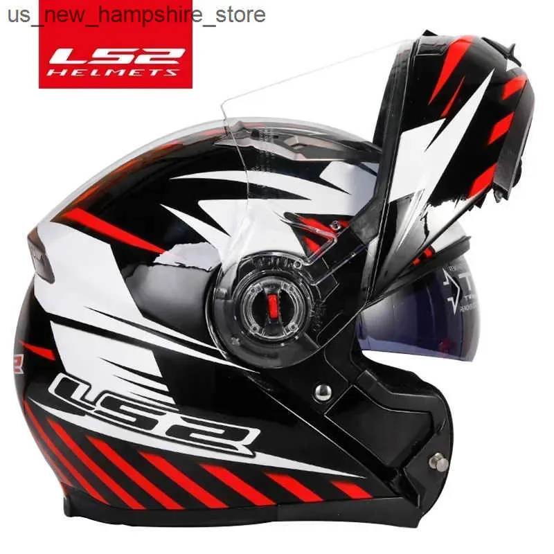 ls2 ff370 easy flip front motorcycle helmet - - Flip-Up Helmet - Black Helmet LS2 Easy FF370, black