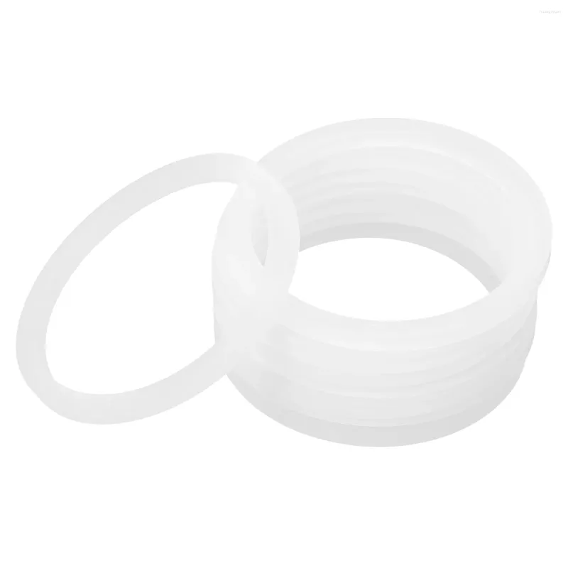 Dinnerware 20 Pcs Mason Jar Wide Bottle Silicone Rings For Sealing Lids Mouth Jars Silica Gel Reusable