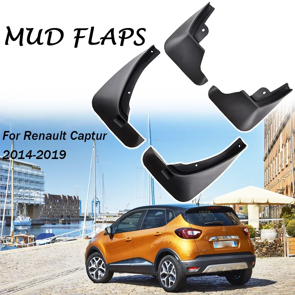 Bumpers Auto -kleppen voor Renault Captur 20132019 Mudflappen Splash Guards Mudguards MUD FLAP ACHTER ACHTER FENTER BEVERKOPEN SAMSUNG QM3