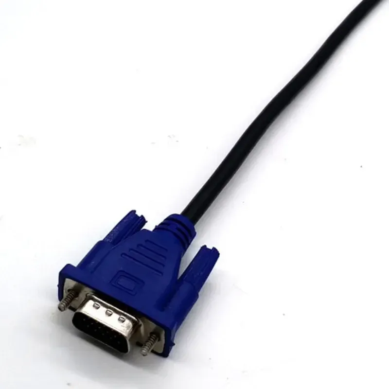 VGA Extension Cable HD 15 Pin mannelijk tot mannelijke VGA kabels koorddraadlijn koperen kern voor pc -computermonitor Projectorhardware