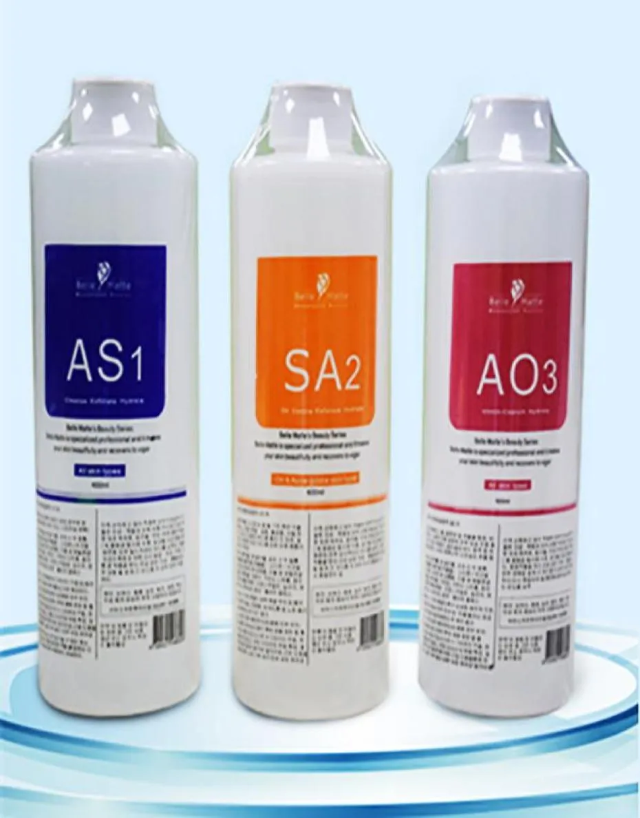 Beauty Instrument Solution AS1 SA2 AO3 Bottle 400ml Normal Skin Microcrystalline Peeling Water Facial Essence Suitable For Salon2219696