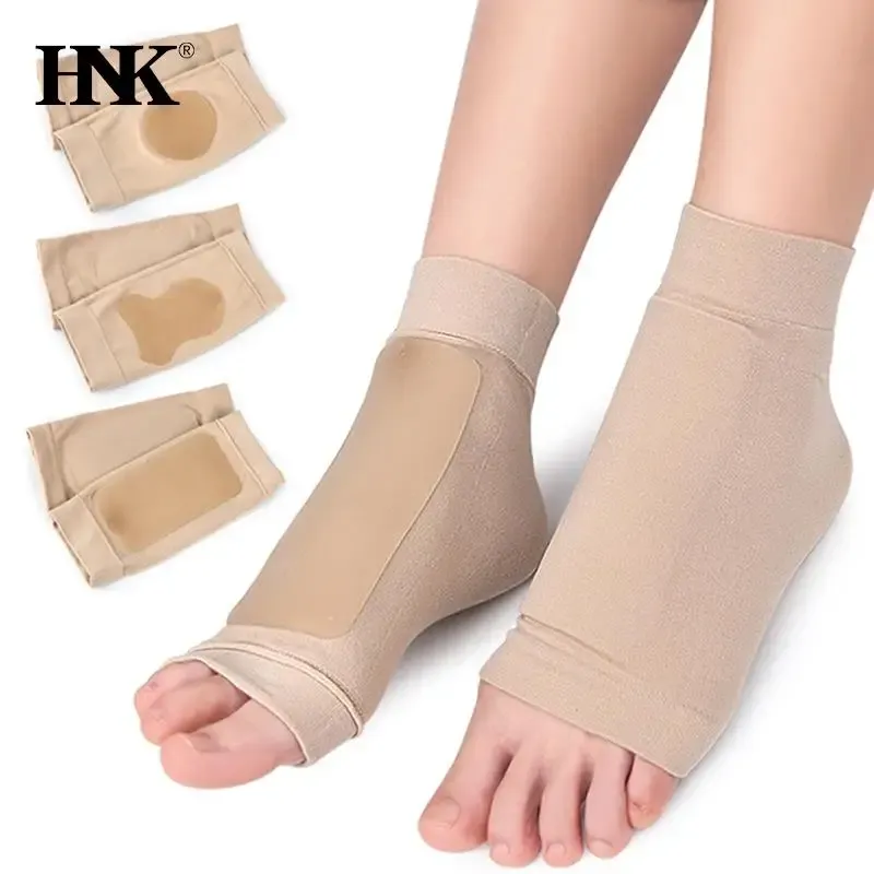 Verktyget Invisible Höjd Öka silikonstrumpor Gel Heel Pads Ortopedic Arch Support Heel Cushion Soles Insole Foot Massage Unisex