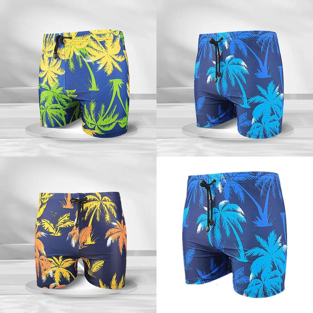 Swimwear masculin imprimé large pantalon de plage à la taille