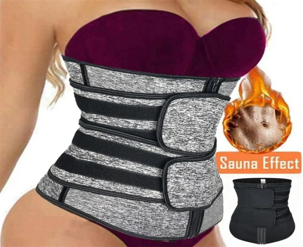 Donne allenatore in vita sauna in neoprene body shaper sminomare Tumping Tummy shapeewear wattlewear workout cinghia cinghia cinghia doutle cinghie 2013363361