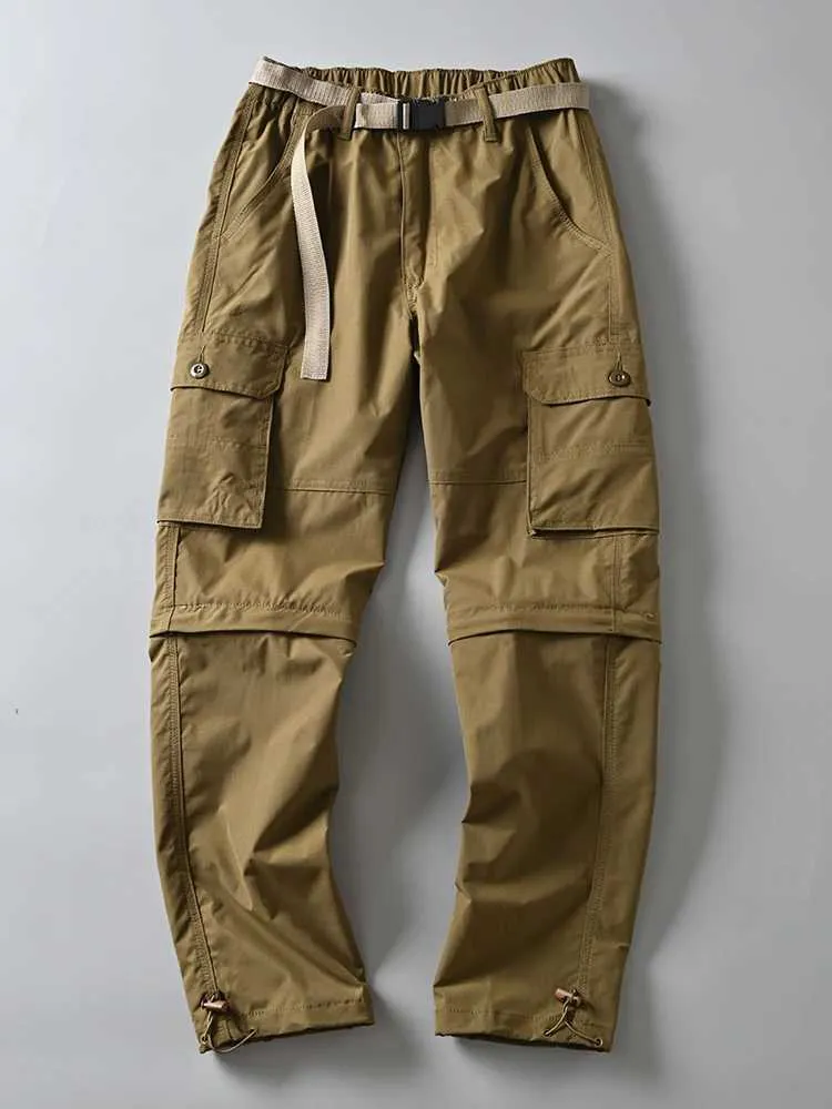 Pantalon masculin pantalon de coque molle extérieur pour hommes détachables pour le bûcheron de la jambe droite pantalon d'attaque décontractée randonnée Pantl2404